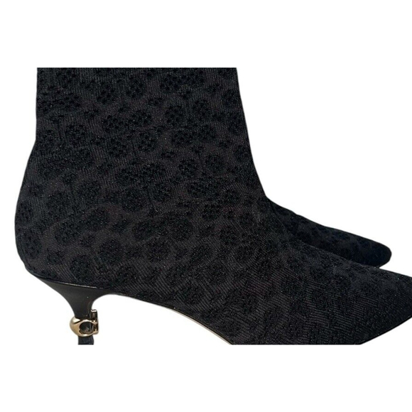 Coach Womens Jewel Knit Pointed Toe Booties Ankle Boots Shoes 8.5 - Picture 10 of 10